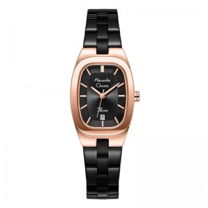Alexandre Christie AC 2B53 Rosegold Black Steel LDBBRDG